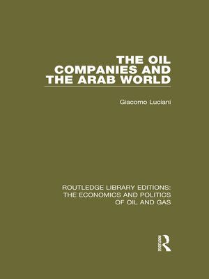 cover image of The Oil Companies and the Arab World